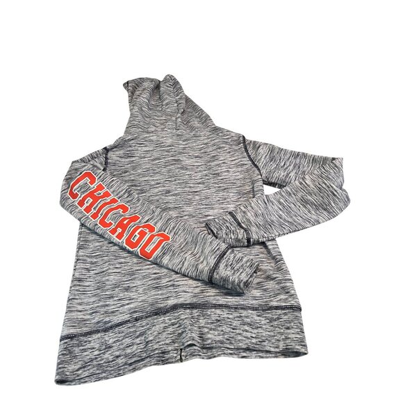 Chicago Bears Mens Zip-Up Hoodie Sweatshirt Size XS Gray Heathered - Picture 4 of 8